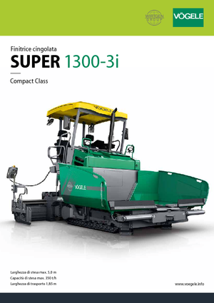 Верижни машини за асфалт Vögele Super 1300-3i
