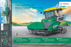 Верижни машини за асфалт Vögele SUPER 1300-5e