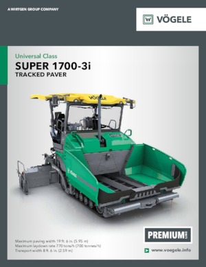 Верижни машини за асфалт Vögele Super 1700-3i