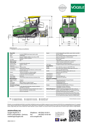 Верижни машини за асфалт Vögele Super 1800-2