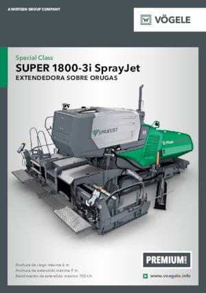Верижни машини за асфалт Vögele Super 1800-3i SprayJet