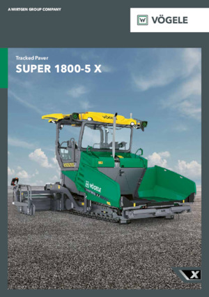 Верижни машини за асфалт Vögele SUPER 1800-5 X
