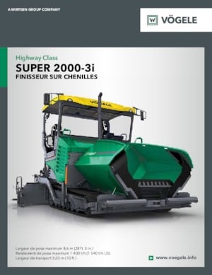 Верижни машини за асфалт Vögele Super 2000-3i