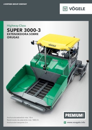 Верижни машини за асфалт Vögele Super 3000-3