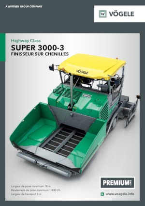 Верижни машини за асфалт Vögele Super 3000-3