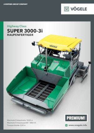 Верижни машини за асфалт Vögele Super 3000-3i