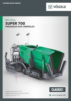 Верижни машини за асфалт Vögele Super 700
