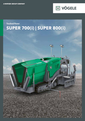 Верижни машини за асфалт Vögele Super 700i