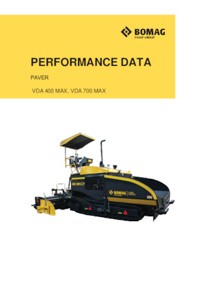 Верижни машини за асфалт Bomag VDA 400 MAX