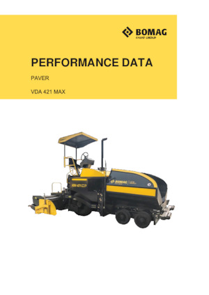 Верижни машини за асфалт Bomag VDA 421 MAX