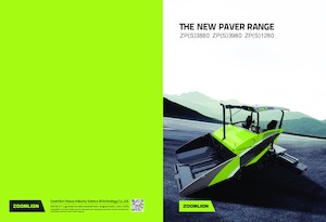 Верижни машини за асфалт Zoomlion ZPS1280