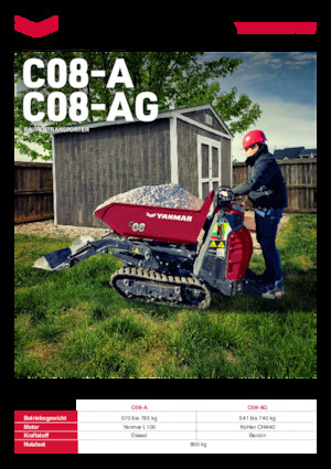 Самосвали на вериги Yanmar C08-A HI TIP 