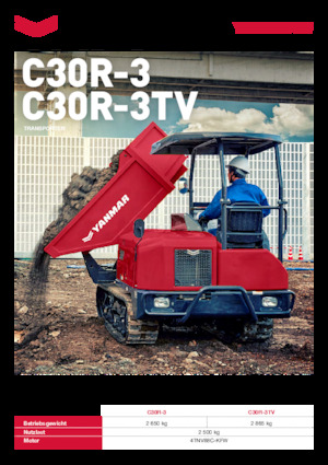 Самосвали на вериги Yanmar C30R-3TV 