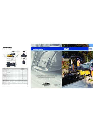 Верижни машини за асфалт Volvo ABG2820