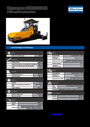 Верижни машини за асфалт Dynapac SD 2500 CS