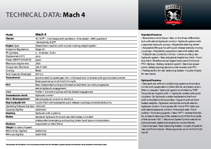 Верижни трактори Carraro Mach 4 II