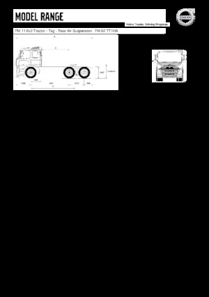 Влекачи Volvo Trucks FM11.330 6x2 Tractor Tag