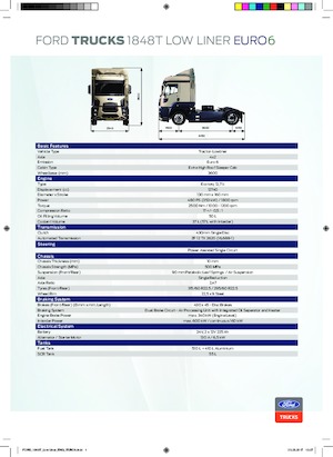 Влекачи Ford 1848T Lowliner