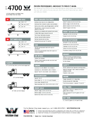 Влекачи Western Star 4700 SB 40