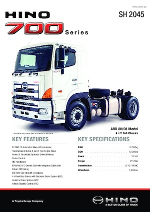 Влекачи Hino 700 SH 2045 4x2