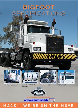 Влекачи Mack BIGFOOT CA65 Caterpillar C16 6x4