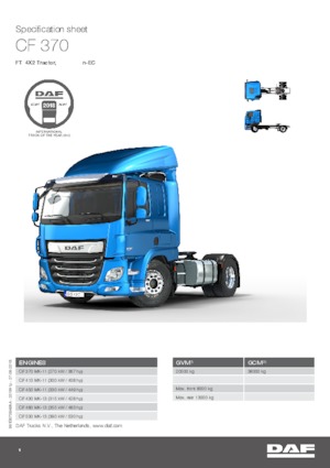 Влекачи DAF CF 340 FT SLEEPER CAB