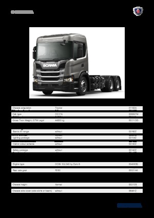 Влекачи Scania G 340 A6x2NA