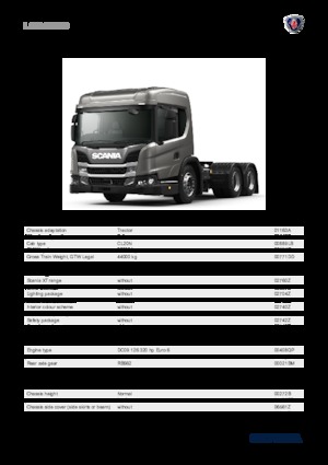Влекачи Scania L 320 A6x4NB