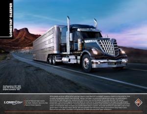 Влекачи International LoneStar 132 Sky-Rise Sleeper Cummins X15