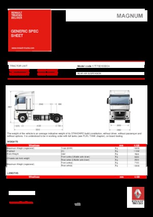 Влекачи Renault MAGNUM 440.19 4X2 T