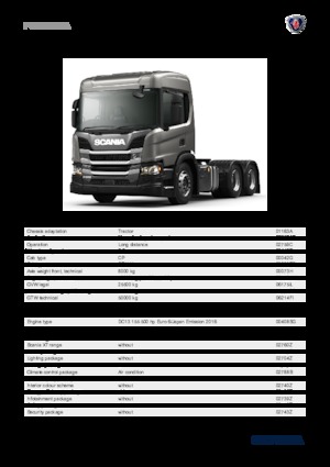 Влекачи Scania P 500 A6x2NA