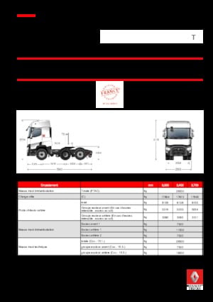 Влекачи Renault T 480.26 6X2 T LOW E6
