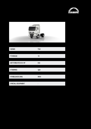 Влекачи MAN TGX 18.540