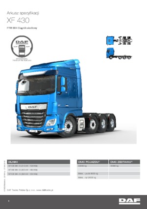 Твърдо шаси DAF XF 430 FTM SC
