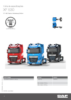 Влекачи DAF XF 530 FT , Anniversary Edition SSC