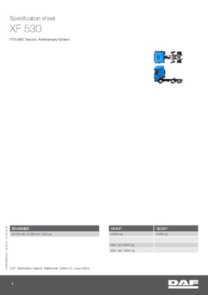 Влекачи DAF XF 530 FTG , Anniversary Edition SSC