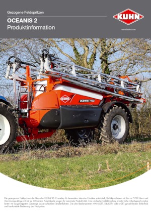 Прикачни полеви пръскачки Kuhn Oceanis 2-5600