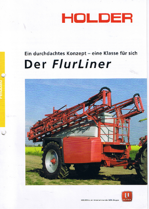 Прикачни полеви пръскачки Holder FlurLiner 6,0