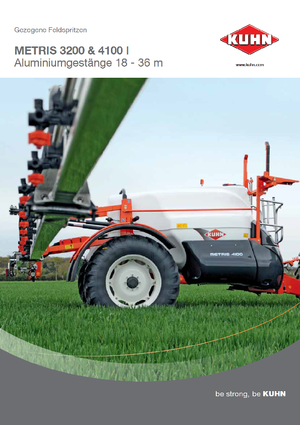 Прикачни полеви пръскачки Kuhn Metris 4100 RHA3