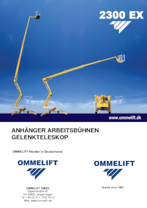 Монтирани на камион артикулиращи подемници за стрели OMMELIFT 2300 EX
