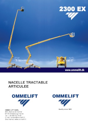 Монтирани на камион артикулиращи подемници за стрели OMMELIFT 2300 EX