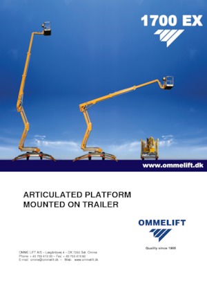 Монтирани на камион артикулиращи подемници за стрели OMMELIFT 1700 EX