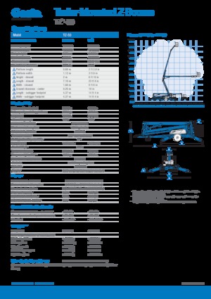 Монтирани на камион артикулиращи подемници за стрели Genie TMZ 50/30