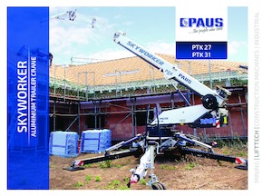 Монтирани на ремаркета повдигачи с подвижна стрела Paus PTK 31