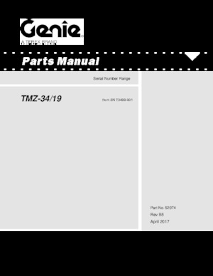 Монтирани на камион артикулиращи подемници за стрели Genie TMZ 34/19