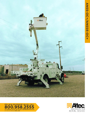 Монтирани на ремаркета повдигачи с подвижна стрела Altec AN55-OC+