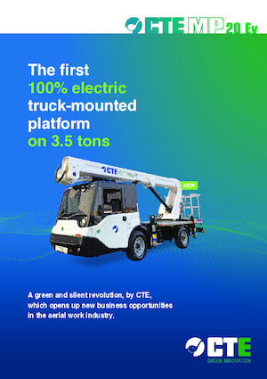 Телескопични вишки, монтирани на камион CTE MP 20 Ev