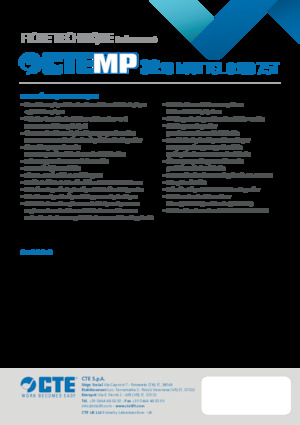 Телескопични вишки, монтирани на камион CTE MP 32.19