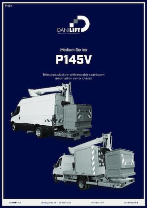 Монтирани на камион артикулиращи подемници за стрели Danilift P145V