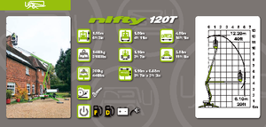 Монтирани на камион артикулиращи подемници за стрели Niftylift NL 120 T